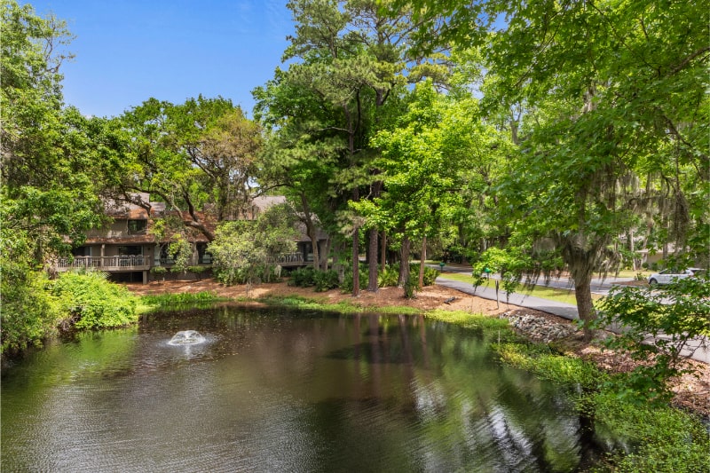 The pond at Spicebush at Sea Pines on Hilton Head Island, SC.